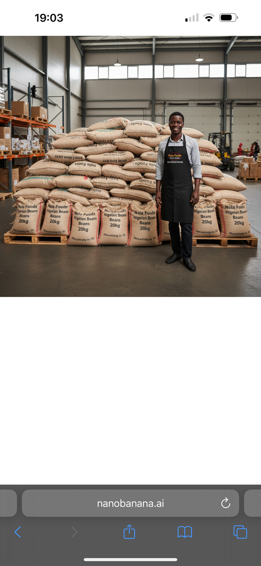 Honey beans and Ijebu garri combo