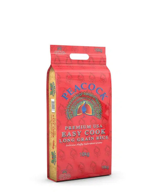 PEACOCK EASY COOK RICE 10KG